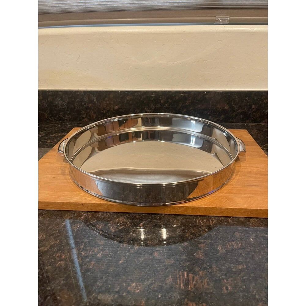 Pottery barn Harrison Round Bar Tray 14 inch